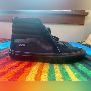 Black vans worn Once